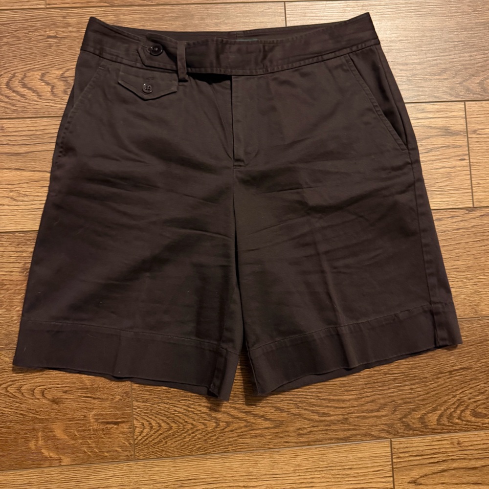 Lauren Ralph Lauren Brown Women’s Bermuda Shorts Soft Stretch Preppy Size 4